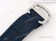 (TW )Replica Cartier Santos Skeleton Watch Rose Gold Blue Leather Strap (6)_th.jpg